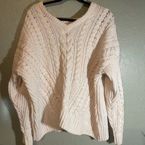 Women’s White Knitted Sweater